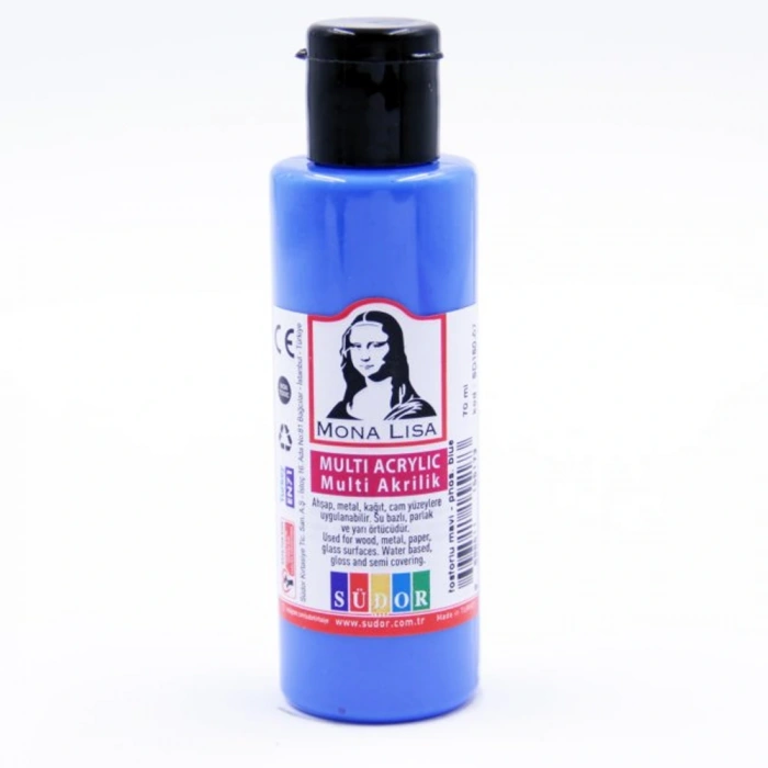 Mona Lisa Multi Akrilik 70 Ml Fosforlu Mavi Sd160-07