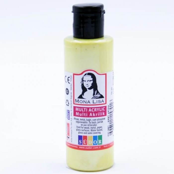 Mona Lisa Multi Akrilik 70 Ml İnci Sarı Sd160-11