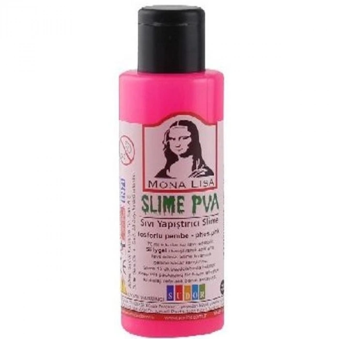 Mona Lisa Sıvı Yapıştırıcı Slime 70 Ml Fosforlu Pembe Sl01-12