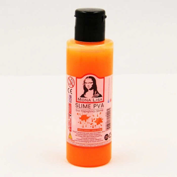 Mona Lisa Sıvı Yapıştırıcı Slime 70 Ml Fosforlu Turuncu Sl01-15