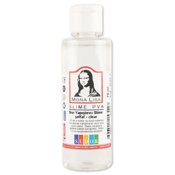 Mona Lisa Sıvı Yapıştırıcı Slime 70 Ml Şeffaf Sl01-1