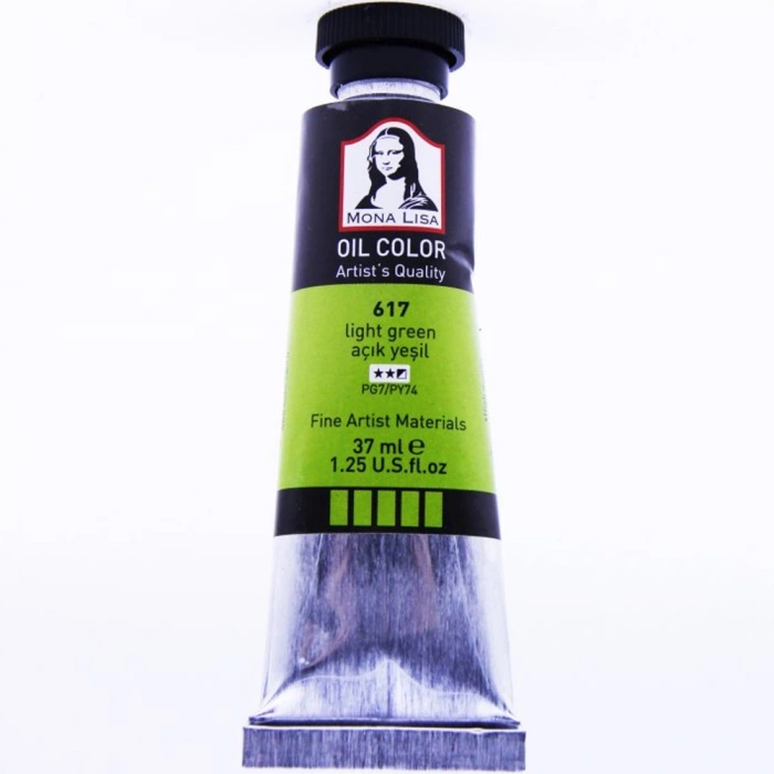 Mona Lisa Yağlı Boya 37 Ml Açık Yeşil 617