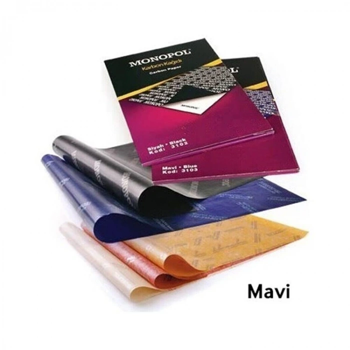 Monopol Karbon Kağıdı 100 Lü A4 Mavi 3103