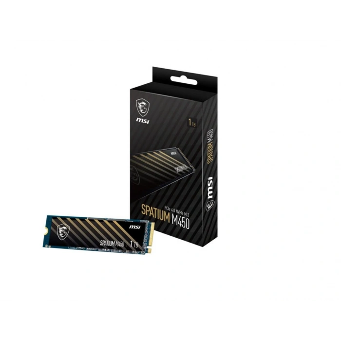 Msi 1tb Spatium M450 V1 Nvme Pcıe Gen4 X4 Okuma 3400mb – Yazma 2400mb M.2 Ssd Disk