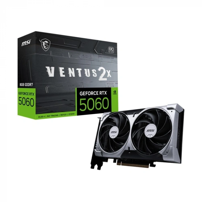 Msi Geforce Rtx5060 Ventus 2x 8g Oc Gddr7 128bit Gaming (oyuncu) Ekran Kartı