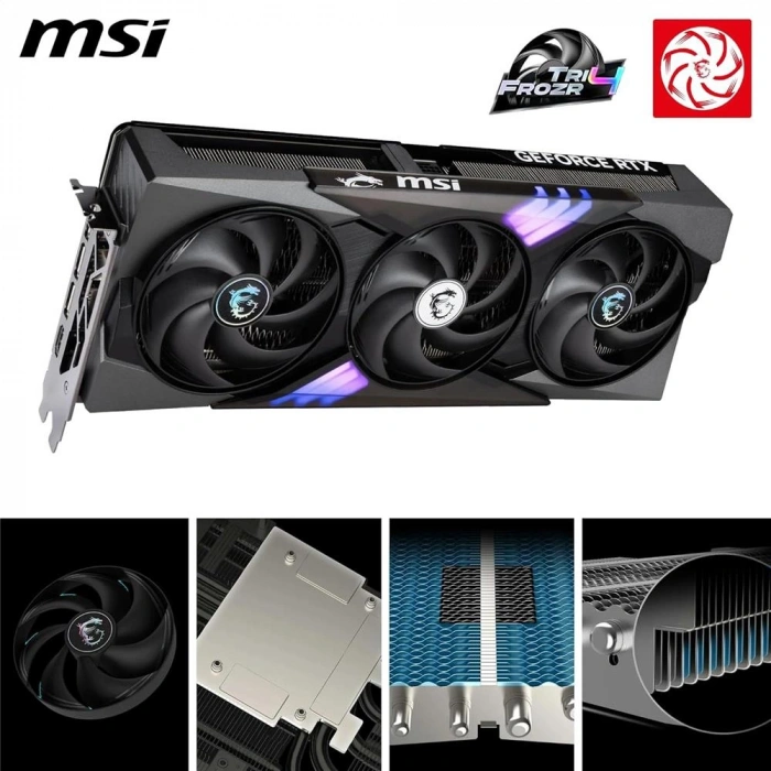 Msi Geforce Rtx5070 12g Gaming Trio Oc 12gb Gdrr7 192b Dx12 Pcıe 5.0 X16 (3xdp 1xhdmı) Ekran Kartı