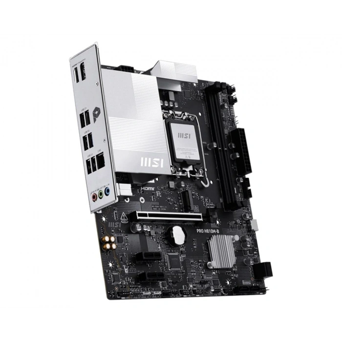 Msı Pro H810m-b Intel H810 Soket 1851 Ddr5 6400+(oc)mhz Matx Gaming (oyuncu) Anakart