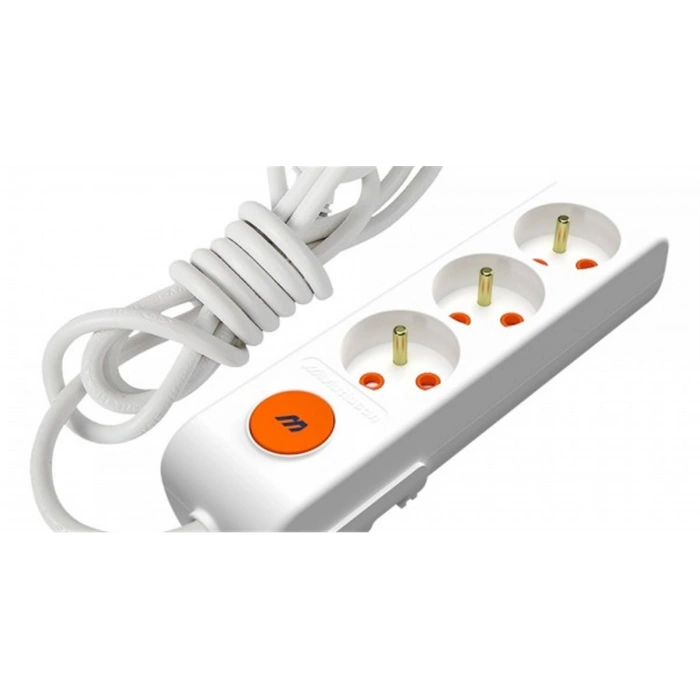 Mutlusan Rı-tech 3lü 2mt Anahtarlı Ups 001 175 340002 02 00 Üçlü Anaht. Ups Grup Priz