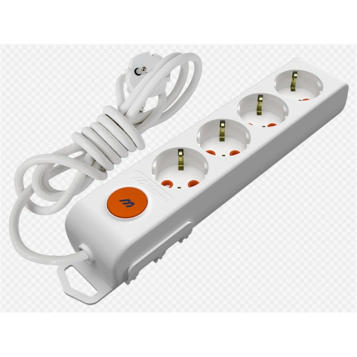 Mutlusan Rı-tech 4lü 1mt Anahtartopraklı  Grup Priz  (001 175 420002 01 00)