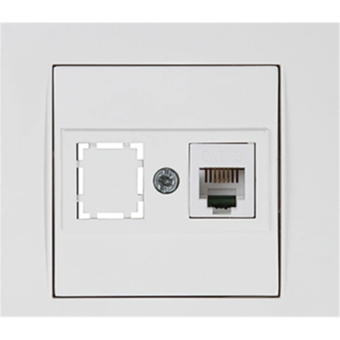 Mutlusan Rita Telefon Prizi 1xrj12 Beyaz Bilisterli  (2220 125 0101b)