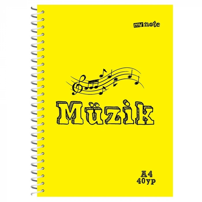 Mynote Flex Pp Müzik Defteri A4 40 Yp