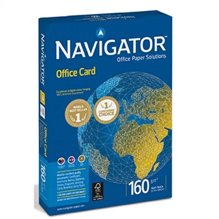 Navigator Gramajlı Fotokopi Kağıdı Office Card 250 Li A4 160 Gr Beyaz