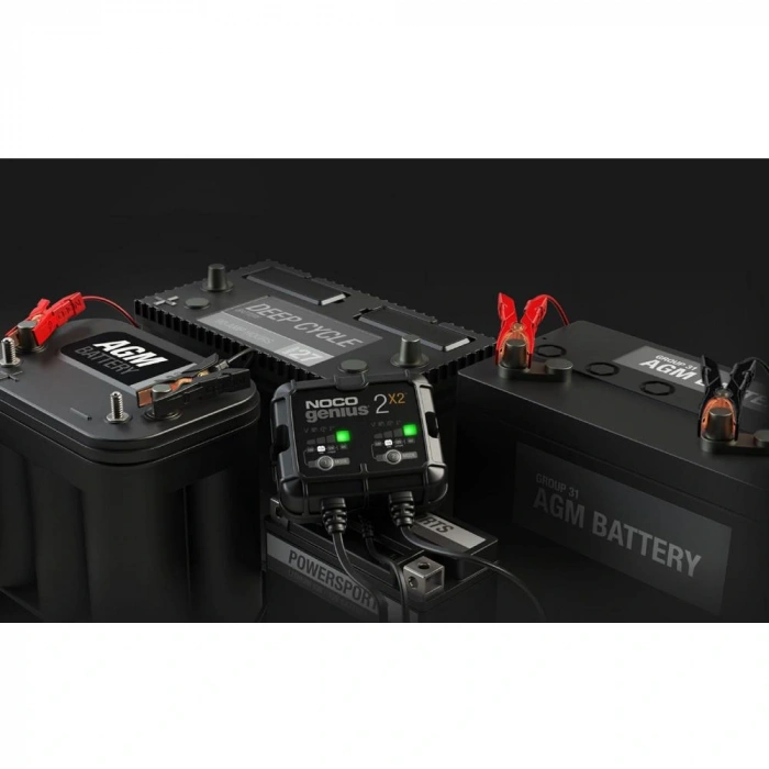 Noco Genıus2x2 6v/12v 40a Çoklu/2’li Akıllı Akü Şarj Ve Akü Bakım/desülfatör