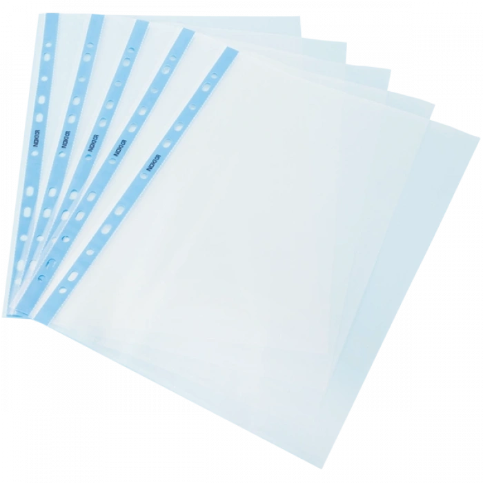 Noki Poşet Dosya Kristal Mavi Kenarlı 100 Lü A4 4830cr