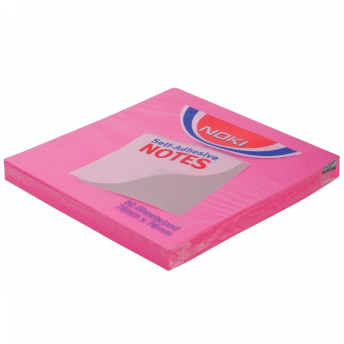 Noki Yapışkanlı Not Kağıdı 80 YP 76x76 Pembe 12165