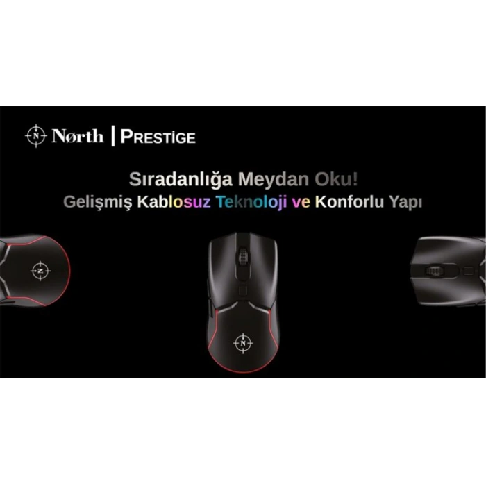 North Prestige Premium Quality Kablosuz Oyuncu Mouse