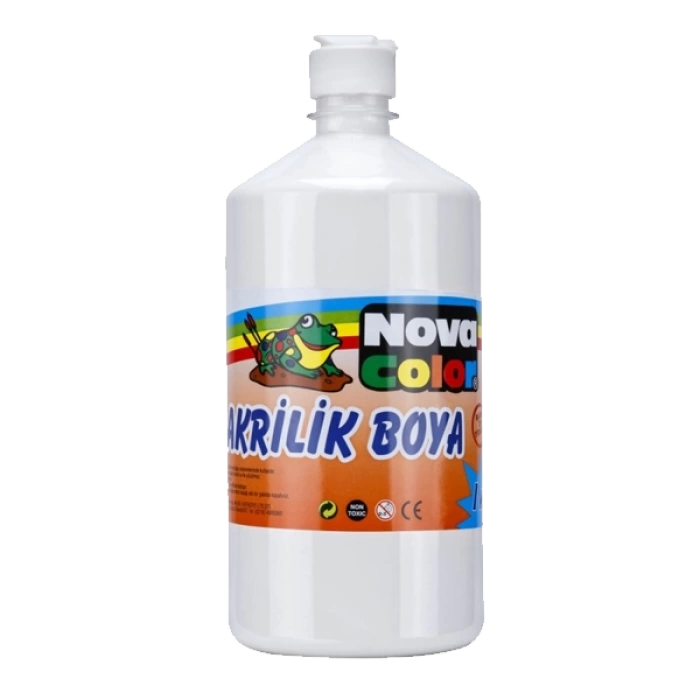 Nova Color Akrilik Boya 1 KG Beyaz NC-225