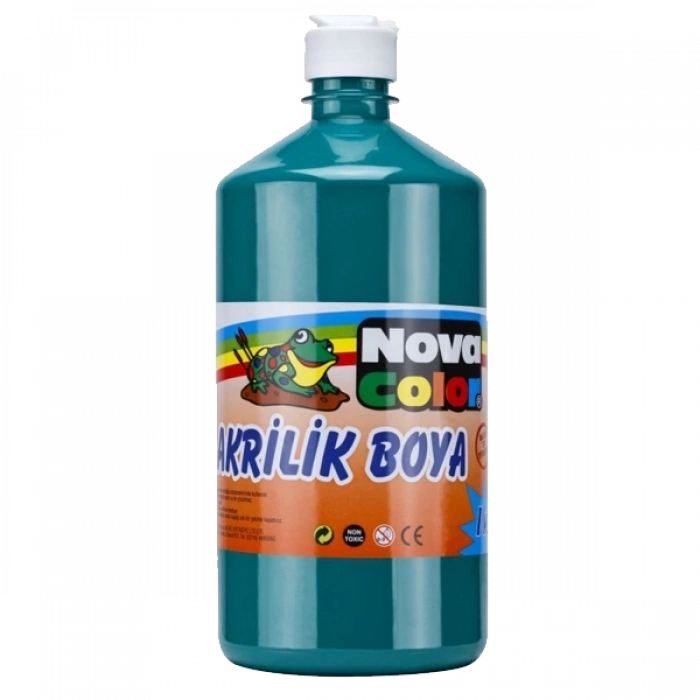Nova Color Akrilik Boya 1 KG Yeşil NC-224