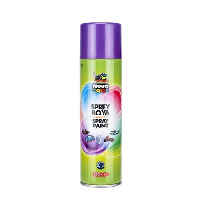 Nova Color Sprey Boya 200 Ml Mor Nc-808