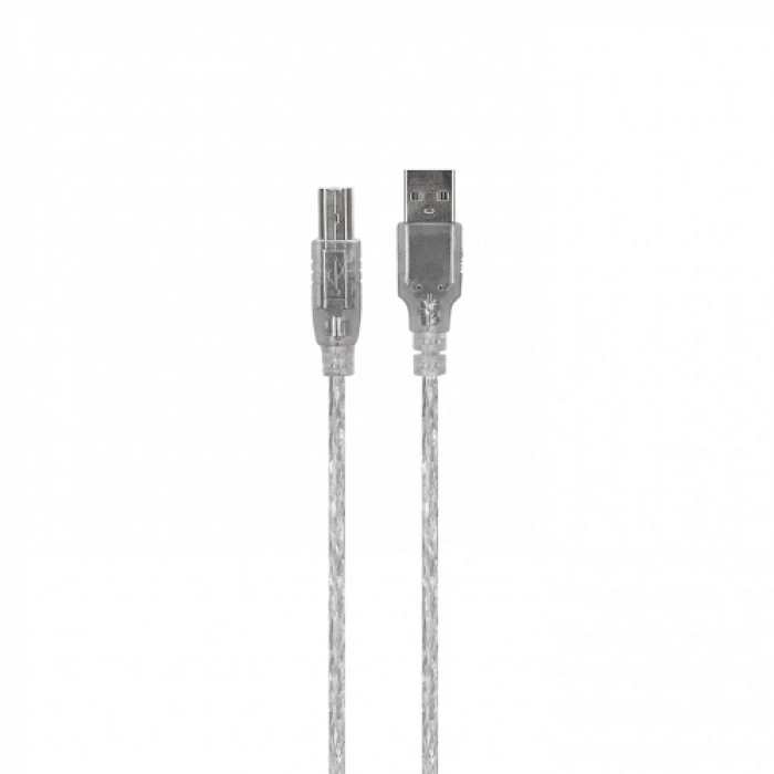 OEM USB230, Şeffaf, USB Yazıcı Kablosu, 3 Metre