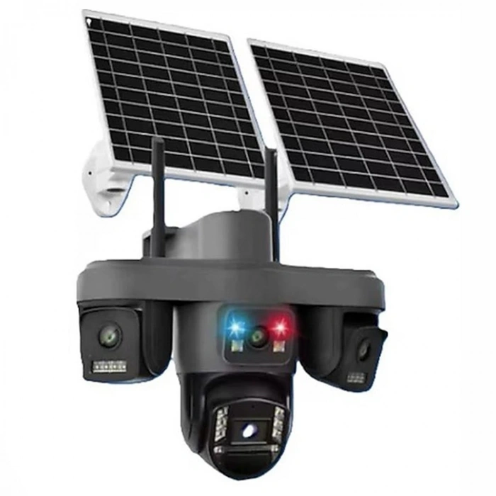 OKAM OK-S-335 Premium AOV 4G 4 Lens Solar PTZ Güvenlik Kamerası