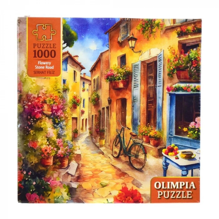 Olimpia Puzzle 1000 Flowery Stone Road 15009