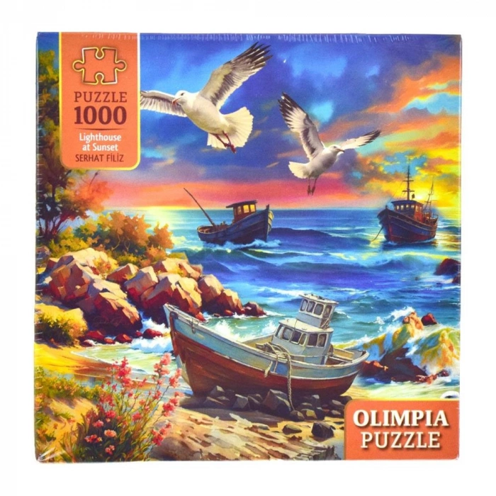 Olimpia Puzzle 1000 Lighthouse At Sunset 15002