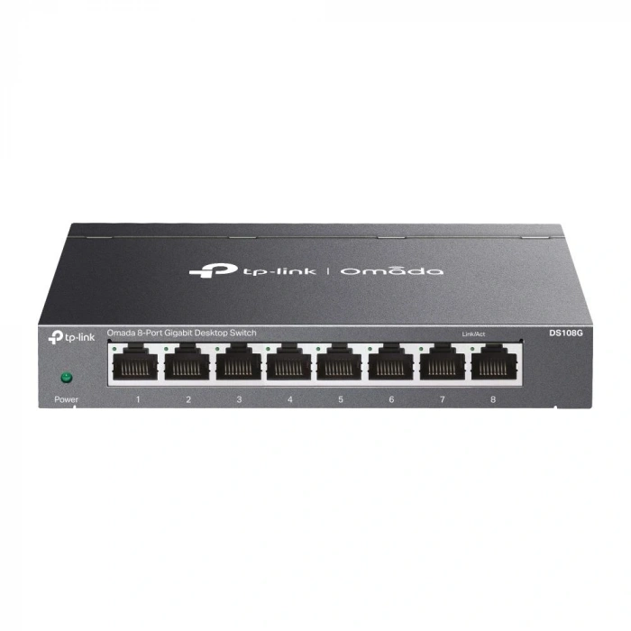 Omada Tp-link Ds108g 8 Port 10-100-1000 Mbps Switch Çelik Kasa Rack Mount