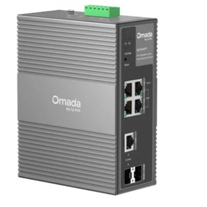 Omada Tp-link Ies206gpp 6 Port Gigabit Endüstriyel Yönetilen Switch, 3 Port Poe+ 1 Port Poe++