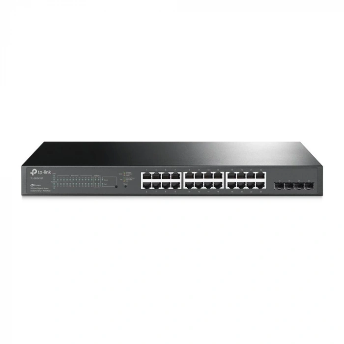 Omada Tp-link Tl-sg2428p 24 Port 10-100-1000 Poe+ Switch 4 Port Sfp Çelik Kasa Rack Mount