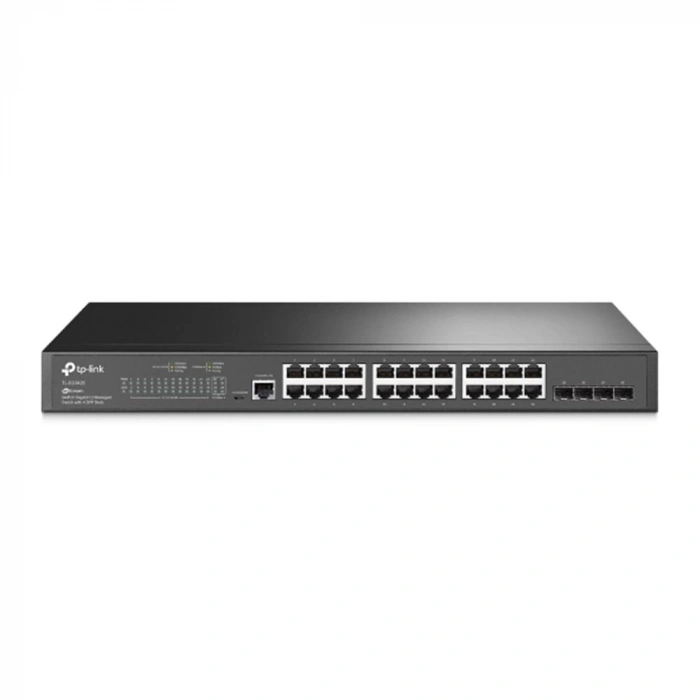 Omada Tp-link Tl-sg3428 24 Port 10-100-1000 Switch 4 Port Sfp L2 Çelik Kasa Rack Mount