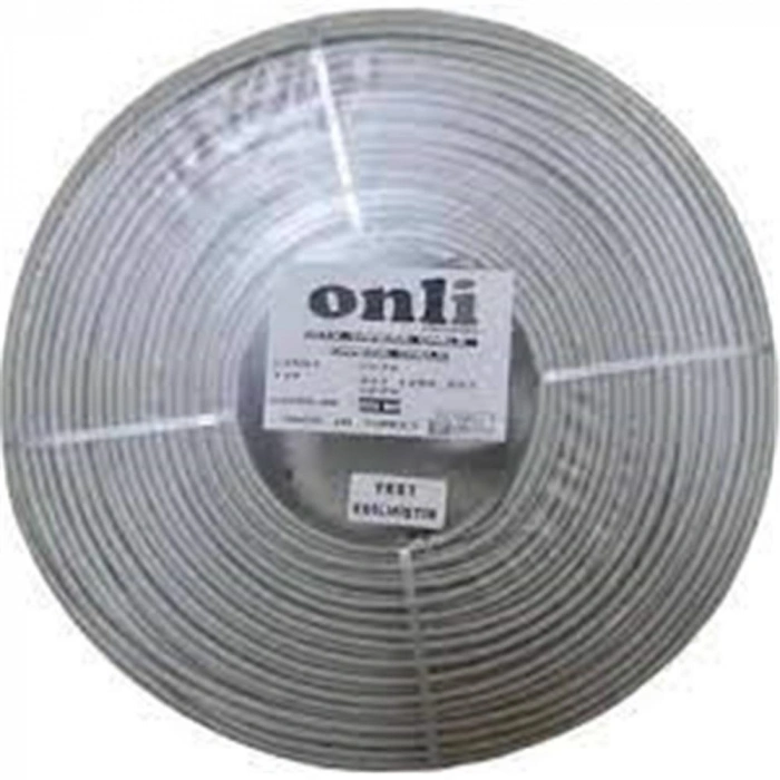 Onli On-5001 2+1 1x0,50 Mini Coax 2x0,50mm 100 Metre Cca Kamera Kablosu