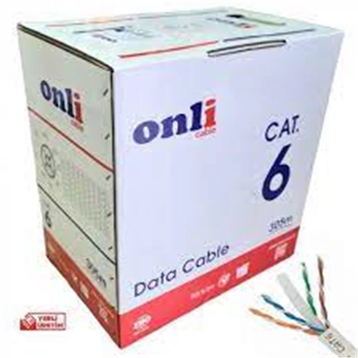 Onli U-utp 24 Awg Cca 500 Metre Cat6 Kablo