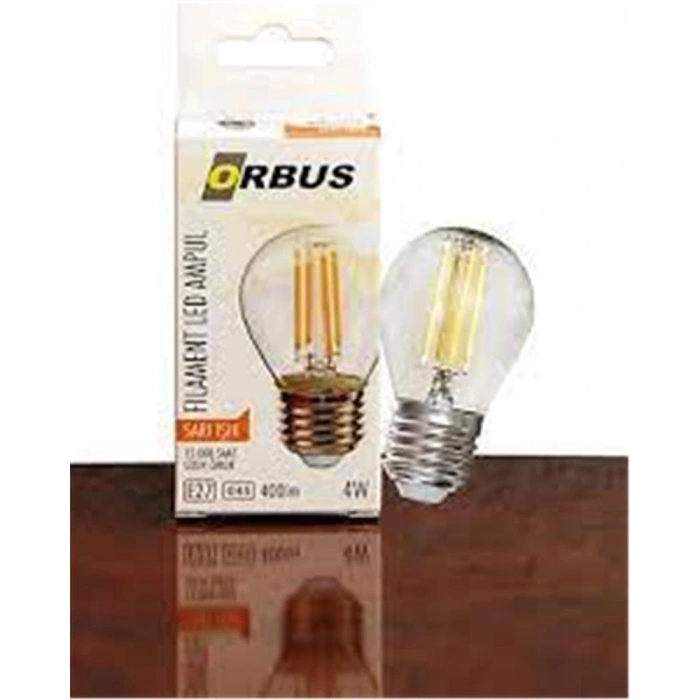 Orbus ORB-GC45 Mum 4W E27 Şeffaf Dekoratif Led Filament Ampul