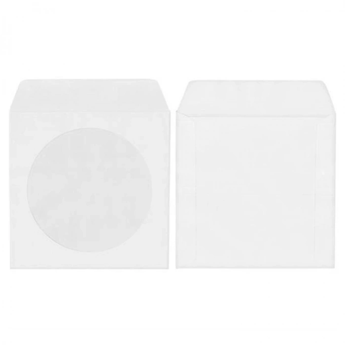 Oyal CD Zarfı Beyaz Pencereli 12.5 × 12.5 cm 90 Gr 30004104