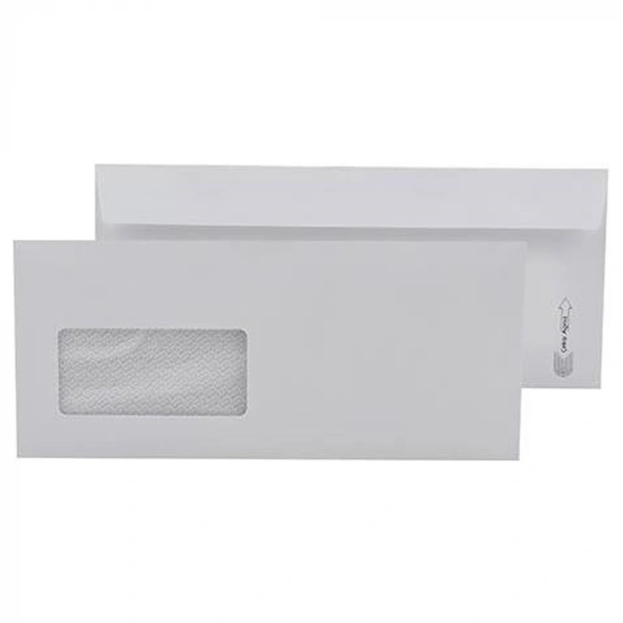 Oyal Diplomat Zarf Extra Beyaz Silikonlu Pencereli 10.5x24 110 Gr 30004112