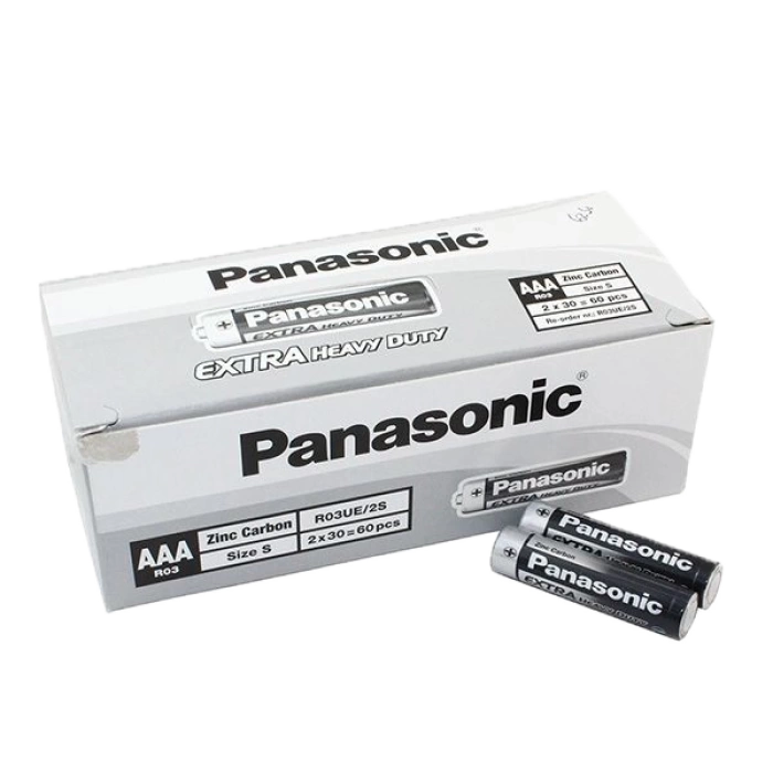 Panasonic Çinko Karbon İnce Kalem Pil (AAA) R03UE/2S