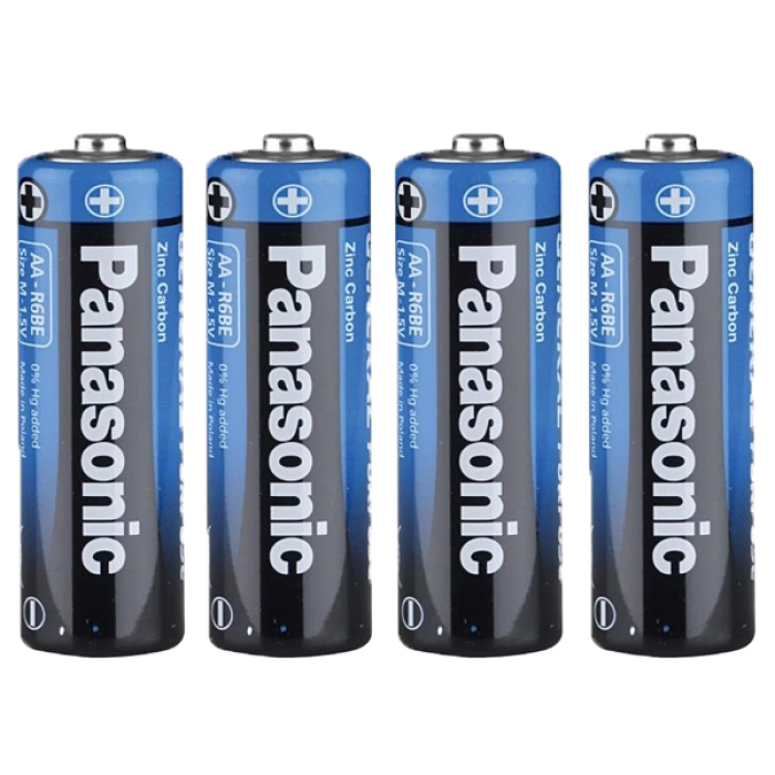Panasonic Çinko Karbon Kalem Pil (AA) R6BE/4S