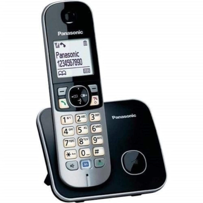 PANASONIC KX-TG6811 TELSİZ TELEFON (Gri) 18 Saat Konuşma, 170 Saat Bekleme, 120 Kişilik Rehber