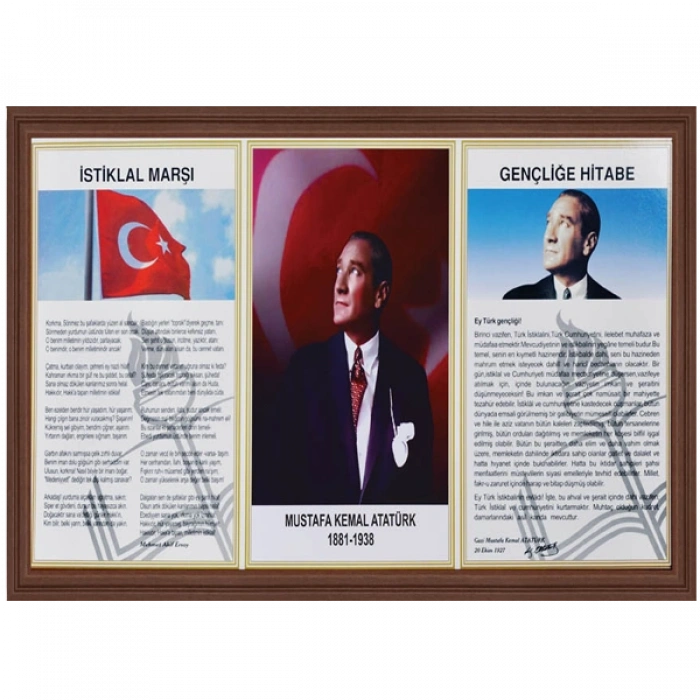 Panda Milli Levha 3 Lü Mdf Çerceve 45x90 Mm Pan424