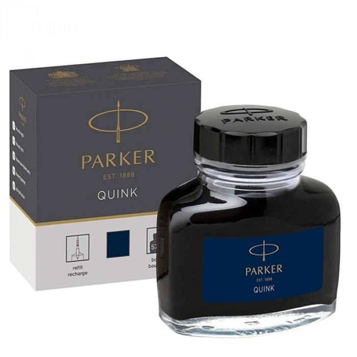 Parker Dolma Kalem Mürekkebi Quink 57 Ml Siyah 1950375