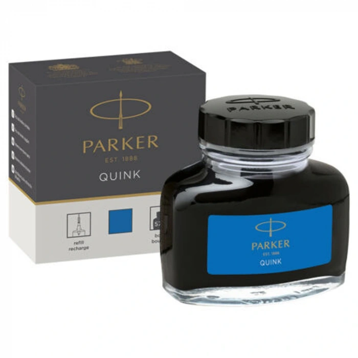 Parker Quink Şişe Mürekkep Yıkanabilir Mavi