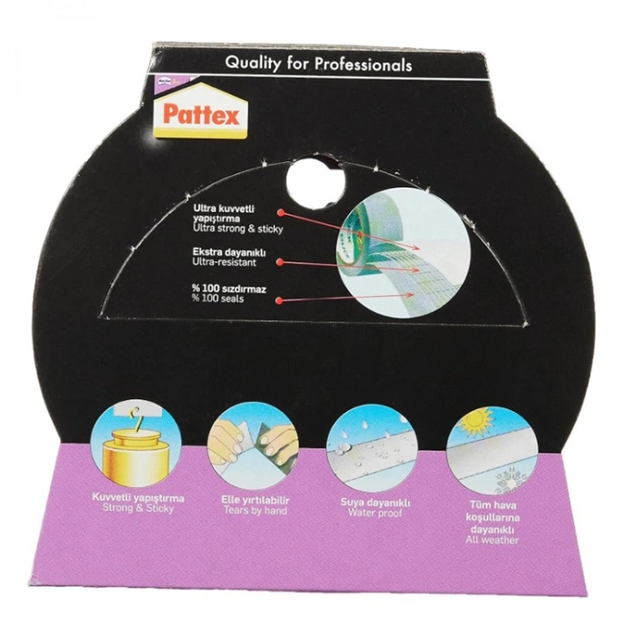 Pattex Power Tamir ve Yalıtım Bandı 50 mm x 10 m Gri