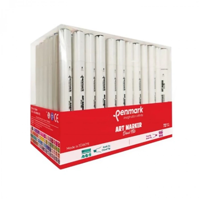Penmark Markers Art Brush Kalem 72 Li Set