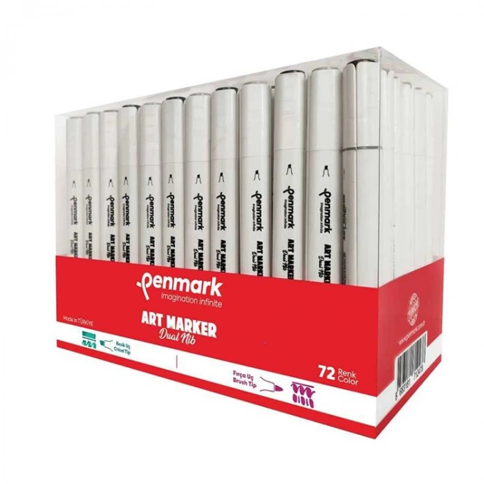 Penmark Markers Art Brush Kalem 72 Li Set