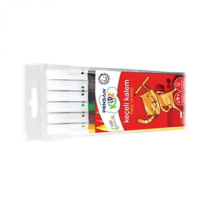 Pensan Keçeli Boya Kalemi Kidz 6 Renk 99055