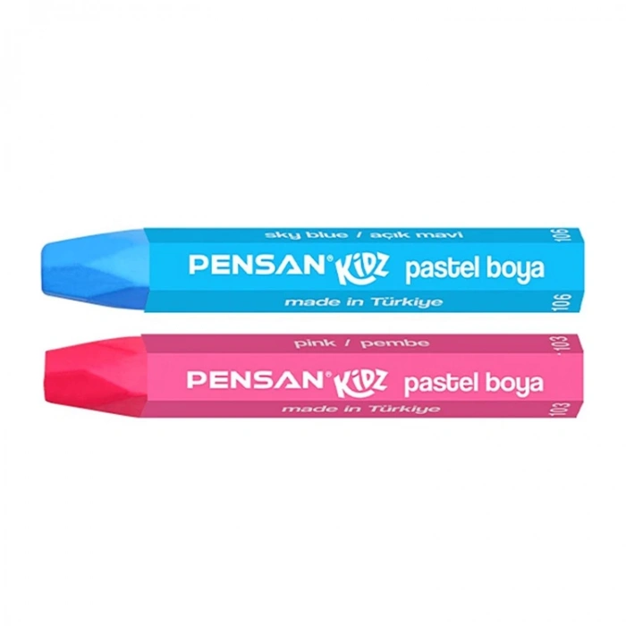 Pensan Pastel Boya Kidz Karton 24 Renk