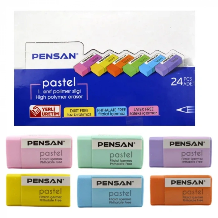Pensan Silgi Pastel 24 Lü Pss-24p