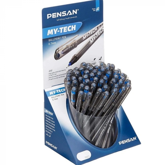 Pensan Tükenmez Kalem My-Tech 1.0 MM Mavi 60 LI 2250