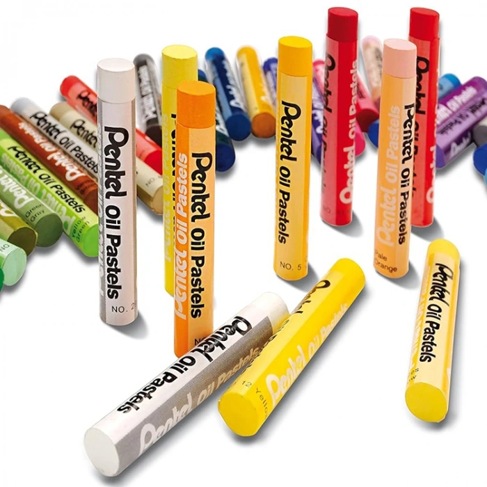 Pentel PHN-50 Yağlı Pastel Boya 50li Renk Seti